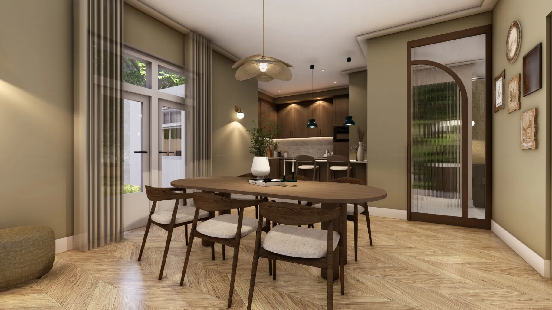 Generated living room furnished from a retailer catalogue